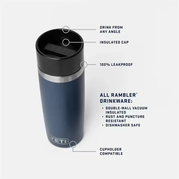 YETI Rambler 16 oz Travel Bottle, Stainless Steel, Vacuum Insulated with... from ASI 61966 HPG / HPG Gold Beacon Premium Brands
