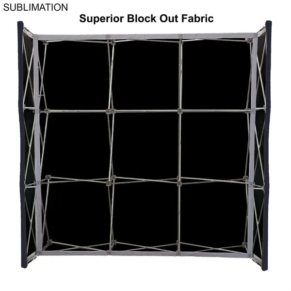 72 Hr Fast Ship - 7.5' straight wall fabric pop-up display... from ASI 53509 FIEL-Fairdeal Import & Export