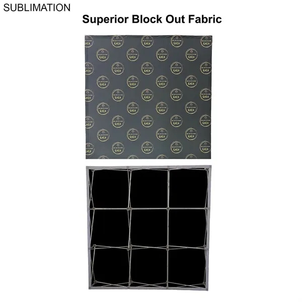 48 Hr Quick Ship - 7.5' straight wall tension fabric pop-up... from ASI 53509 FIEL-Fairdeal Import & Export