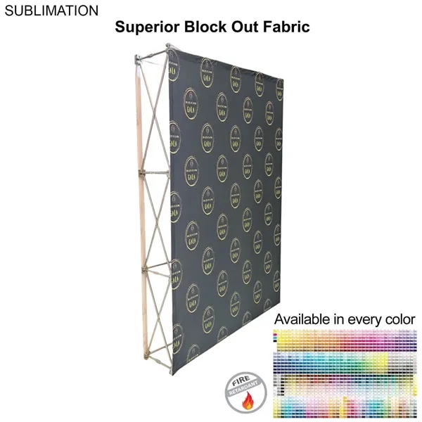48 Hr Quick Ship - 7.5' straight wall tension fabric pop-up... from ASI 53509 FIEL-Fairdeal Import & Export