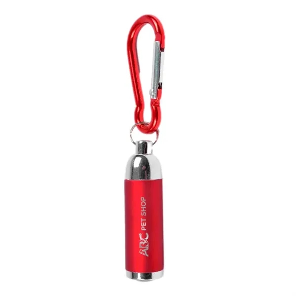 Portable LED flashlight keychain with zoom function and clip, ideal for... from ASI 72657 Active Life Promo / Active Life