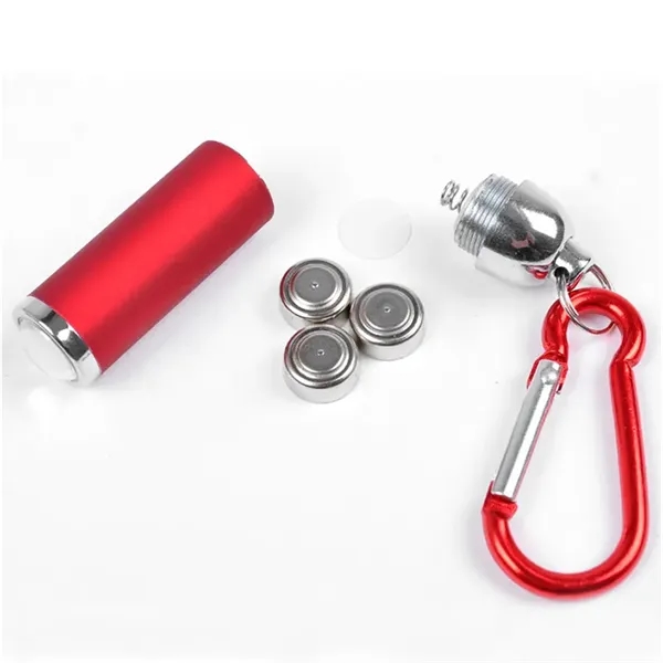 Portable LED flashlight keychain with zoom function and clip, ideal for... from ASI 72657 Active Life Promo / Active Life