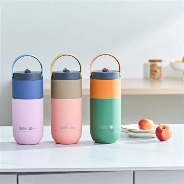 30 oz Bottle with Easy Carry Handle, Pop Up Straw and... from ASI 31518 ADNART / Asobu