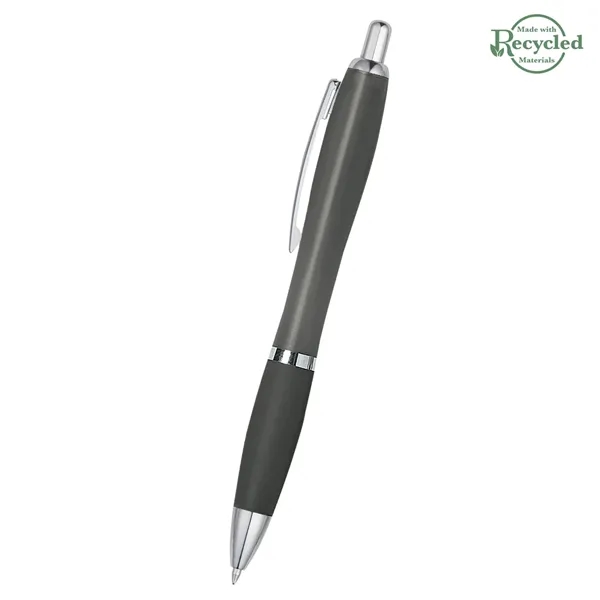 Ballpoint pen with plunger action and rubberized grip.... from ASI 61125 Hit Promotional Products / Hit®