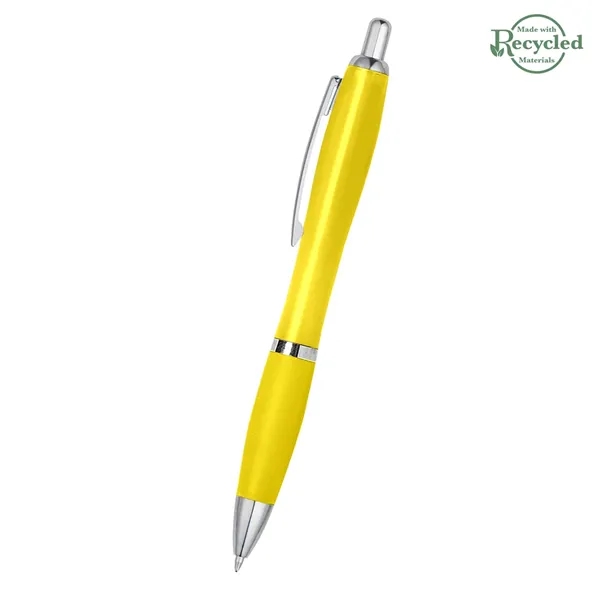 Ballpoint pen with plunger action and rubberized grip.... from ASI 61125 Hit Promotional Products / Hit®