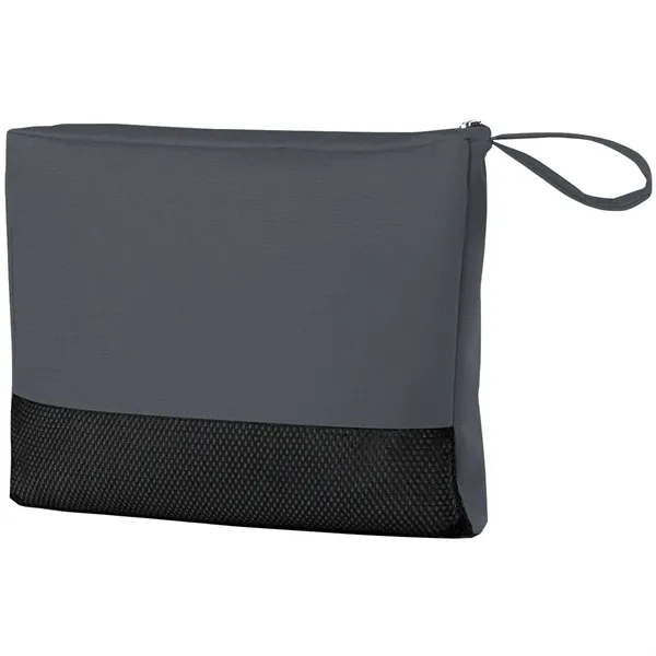 Large 47" x 60" travel blanket made of 100% polyester.... from ASI 61125 Hit Promotional Products / Hit®