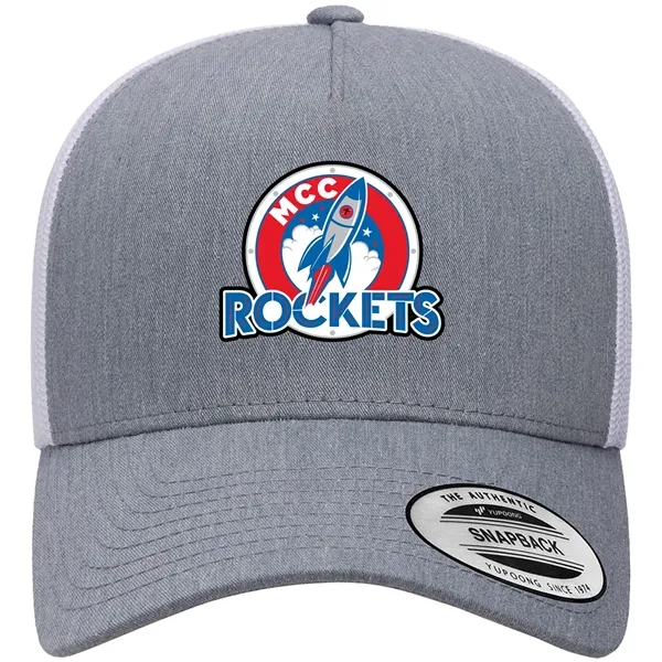 YUPOONG CLASSICS FIVE-PANEL RETRO TRUCKER CAP... from ASI 30208 A P Specialties / AP Specialties