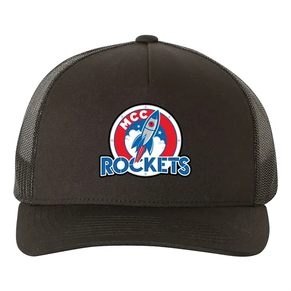 YUPOONG CLASSICS FIVE-PANEL RETRO TRUCKER CAP... from ASI 30208 A P Specialties / AP Specialties