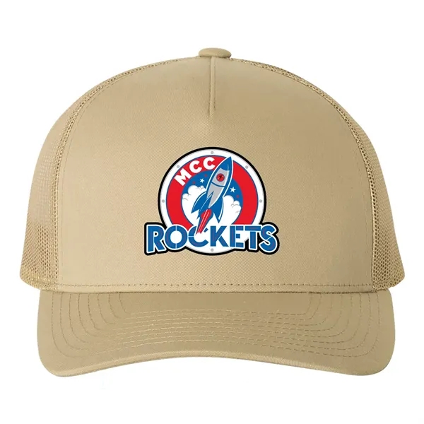 YUPOONG CLASSICS FIVE-PANEL RETRO TRUCKER CAP... from ASI 30208 A P Specialties / AP Specialties