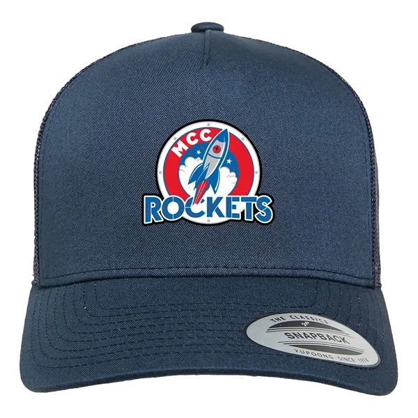 YUPOONG CLASSICS FIVE-PANEL RETRO TRUCKER CAP... from ASI 30208 A P Specialties / AP Specialties