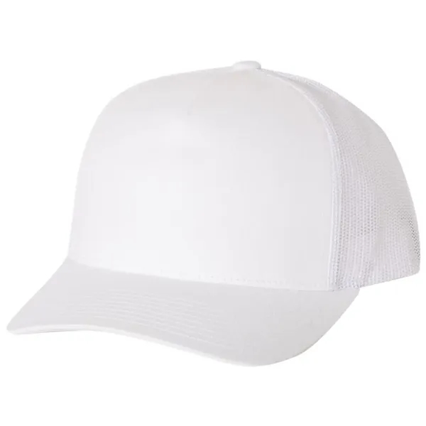 YUPOONG CLASSICS FIVE-PANEL RETRO TRUCKER CAP... from ASI 30208 A P Specialties / AP Specialties
