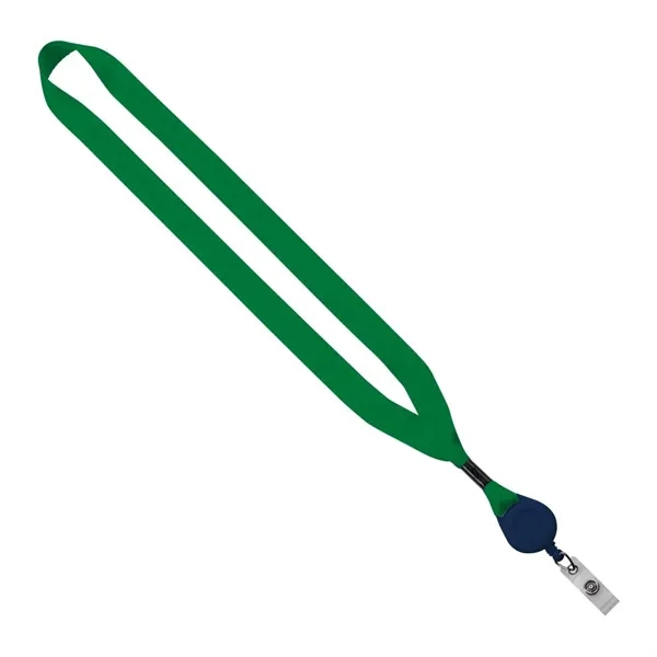3/4" x 16" polyester lanyard with retractable badge reel.... from ASI 88060 Snugz/USA Inc / SnugZ USA®