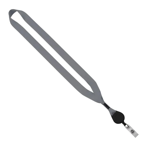 3/4" x 16" polyester lanyard with retractable badge reel.... from ASI 88060 Snugz/USA Inc / SnugZ USA®