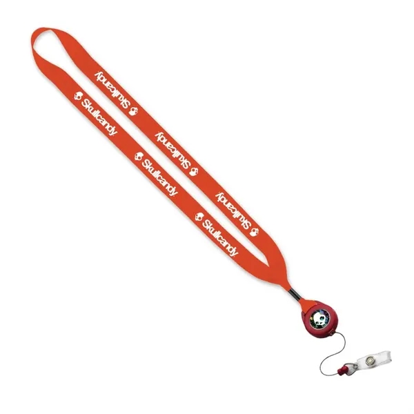 3/4" x 16" polyester lanyard with retractable badge reel.... from ASI 88060 Snugz/USA Inc / SnugZ USA®