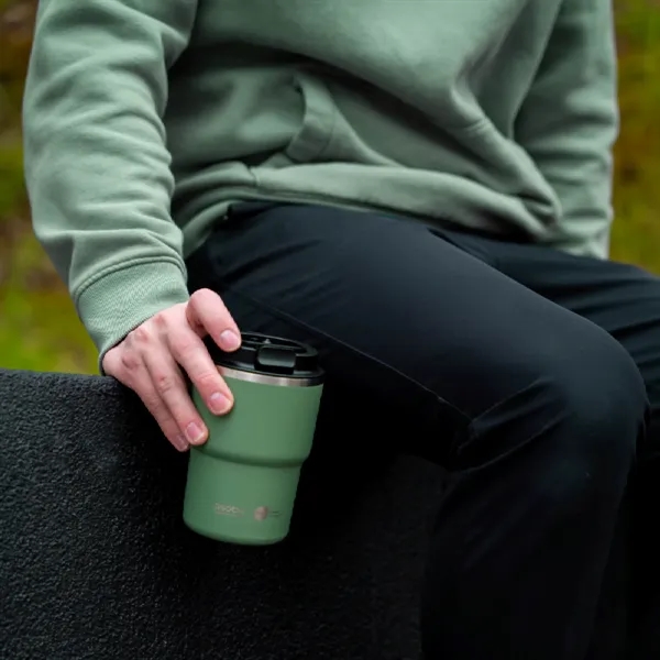 Double wall 12 ounce coffee mug with screw-top leak proof lid.... from ASI 31518 ADNART / Asobu