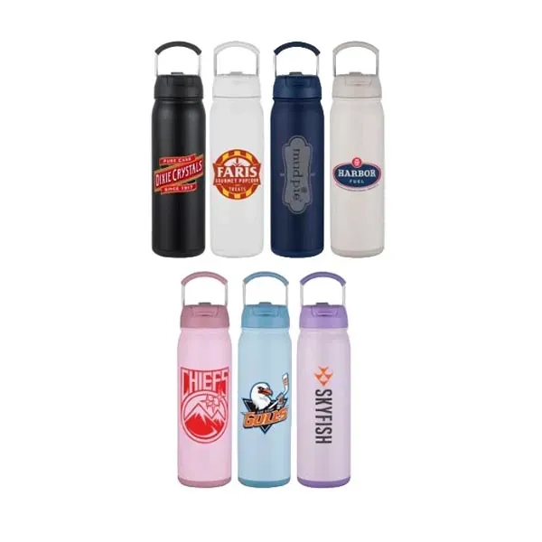 24 oz vacuum tumbler with carry handle.... from ASI 99030 Zipline