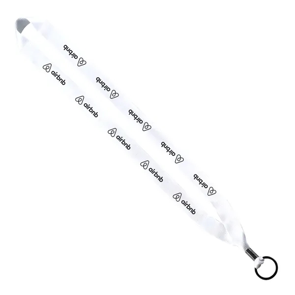 36"L x 3/4"W polyester lanyard with a metal crimp and a... from ASI 88060 Snugz/USA Inc / SnugZ USA®