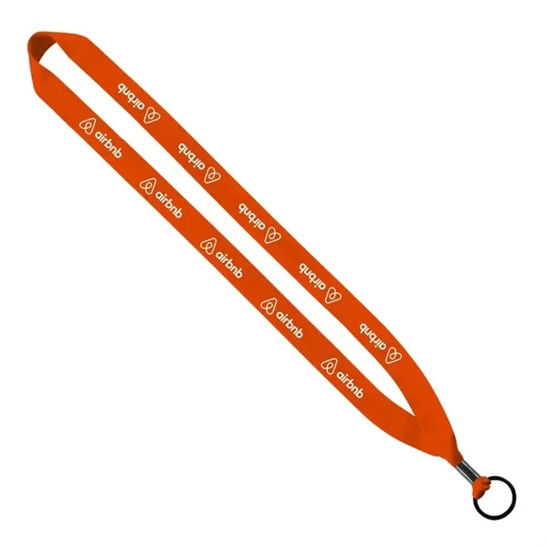 36"L x 3/4"W polyester lanyard with a metal crimp and a... from ASI 88060 Snugz/USA Inc / SnugZ USA®