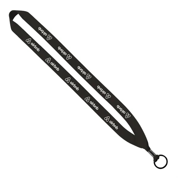 36"L x 3/4"W polyester lanyard with a metal crimp and a... from ASI 88060 Snugz/USA Inc / SnugZ USA®