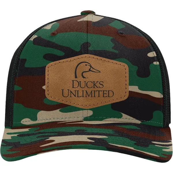 Richardson 110 R-Flex six panel cotton, polyester and spandex trucker hat... from ASI 74601 Calico