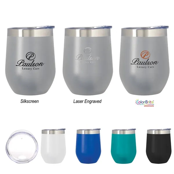 12 oz. stemless wine glass made of stainless steel with double... from ASI 61125 Hit Promotional Products / Hit®