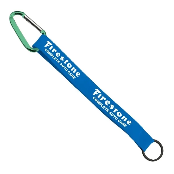 Sewn polyester key chain with and split-ring.... from ASI 88060 Snugz/USA Inc / SnugZ USA®
