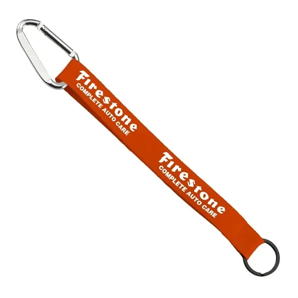 Sewn polyester key chain with and split-ring.... from ASI 88060 Snugz/USA Inc / SnugZ USA®