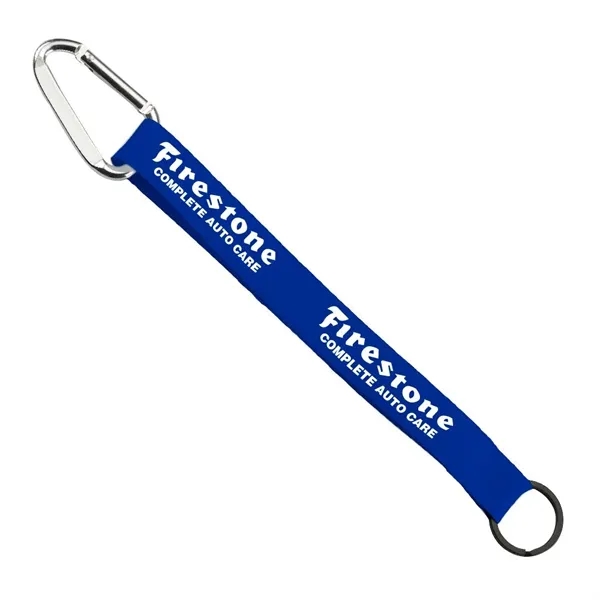 Sewn polyester key chain with and split-ring.... from ASI 88060 Snugz/USA Inc / SnugZ USA®