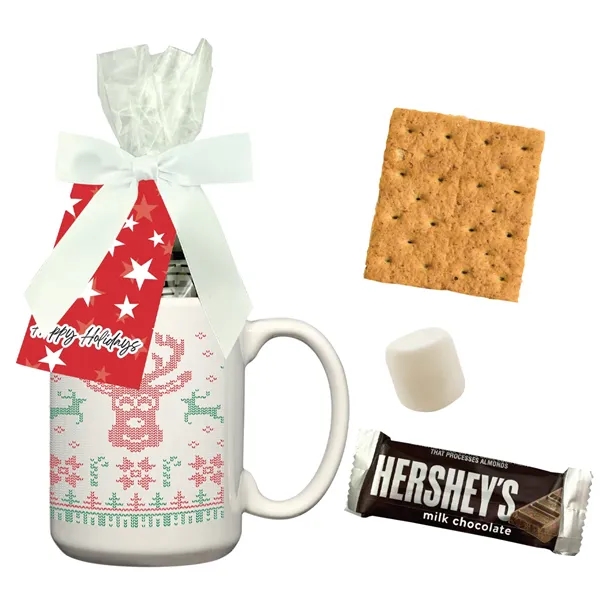 Smores single serve stuffer with a chocolate bar, graham crackers, a... from ASI 61125 Hit Promotional Products / Hit®