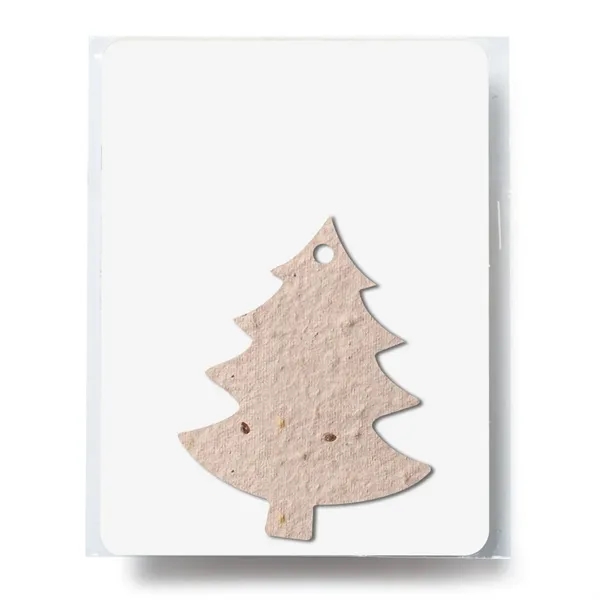 4" x 3" tree-shaped plantable seed packet made with recycled paper.... from ASI 61125 Hit Promotional Products / Hit®