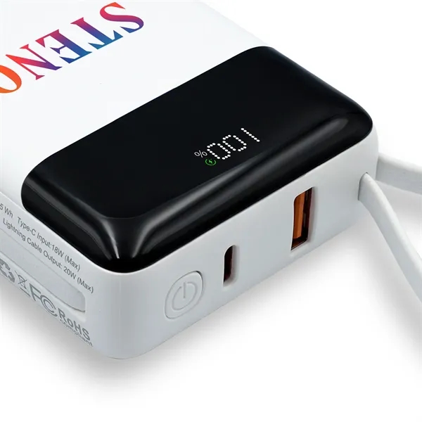 10,000 mAh of energy in a compact power bank... from ASI 91435 Tomax USA