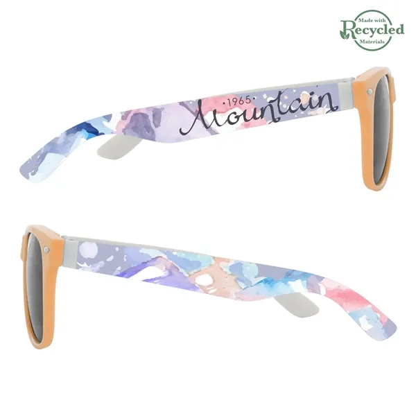 Malibu sunglasses with UV400 lenses and 4-color process imprint on both... from ASI 61125 Hit Promotional Products / Hit®