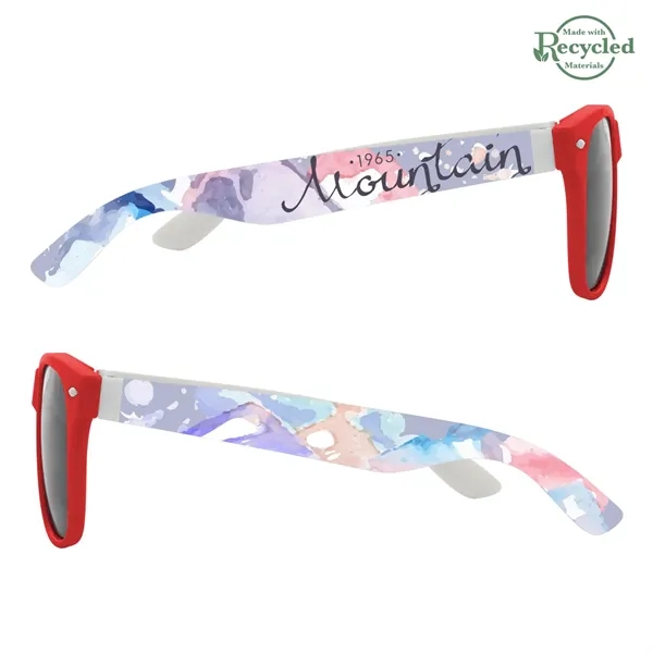 Malibu sunglasses with UV400 lenses and 4-color process imprint on both... from ASI 61125 Hit Promotional Products / Hit®
