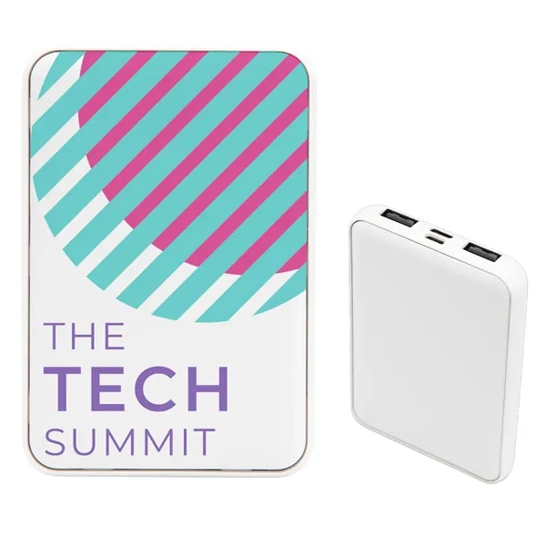 5,000 mAh power bank made from rPET materials.... from ASI 61125 Hit Promotional Products / Hit®