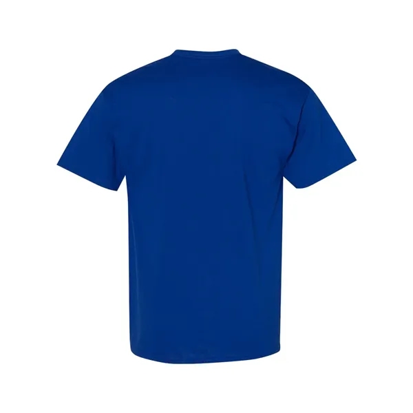 Hanes adult T-shirt made of cotton/polyester with up to 5% recycled... from ASI 84358 S&S Activewear