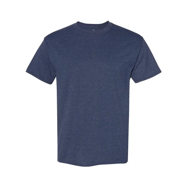Hanes adult T-shirt made of cotton/polyester with up to 5% recycled... from ASI 84358 S&S Activewear