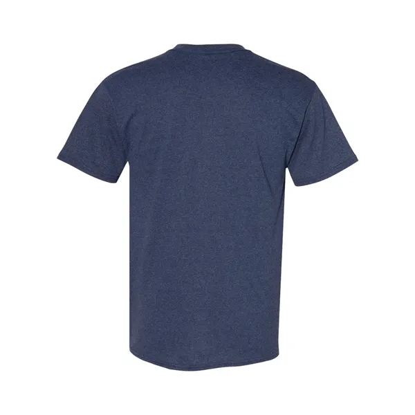 Hanes adult T-shirt made of cotton/polyester with up to 5% recycled... from ASI 84358 S&S Activewear