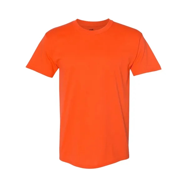 Hanes adult T-shirt made of cotton/polyester with up to 5% recycled... from ASI 84358 S&S Activewear