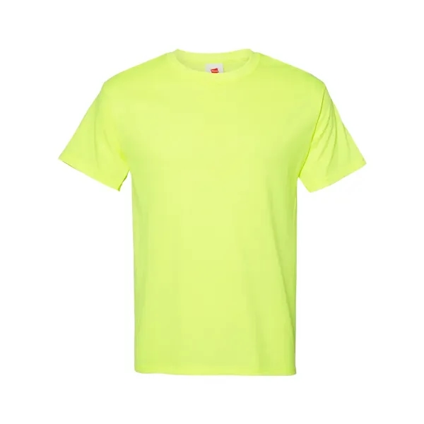 Hanes adult T-shirt made of cotton/polyester with up to 5% recycled... from ASI 84358 S&S Activewear