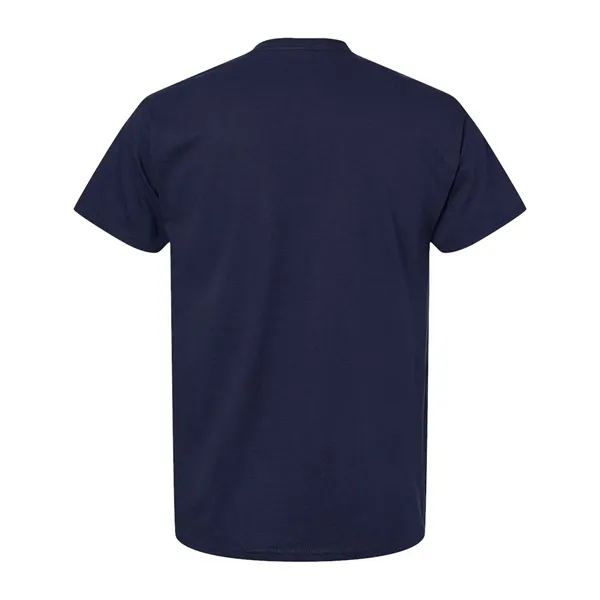 100% ComfortSoft® cotton T-shirt with tag-free neck label, shoulder-to-shoulder taping, and... from ASI 84358 S&S Activewear