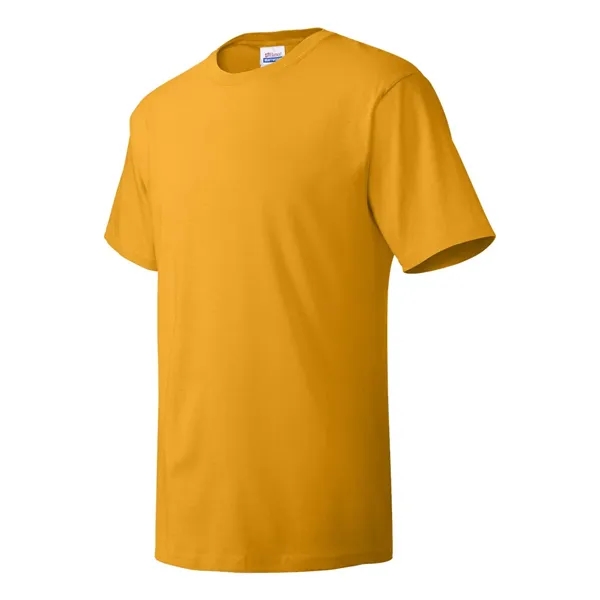 100% ComfortSoft® cotton T-shirt with tag-free neck label, shoulder-to-shoulder taping, and... from ASI 84358 S&S Activewear