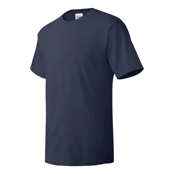 100% ComfortSoft® cotton T-shirt with tag-free neck label, shoulder-to-shoulder taping, and... from ASI 84358 S&S Activewear