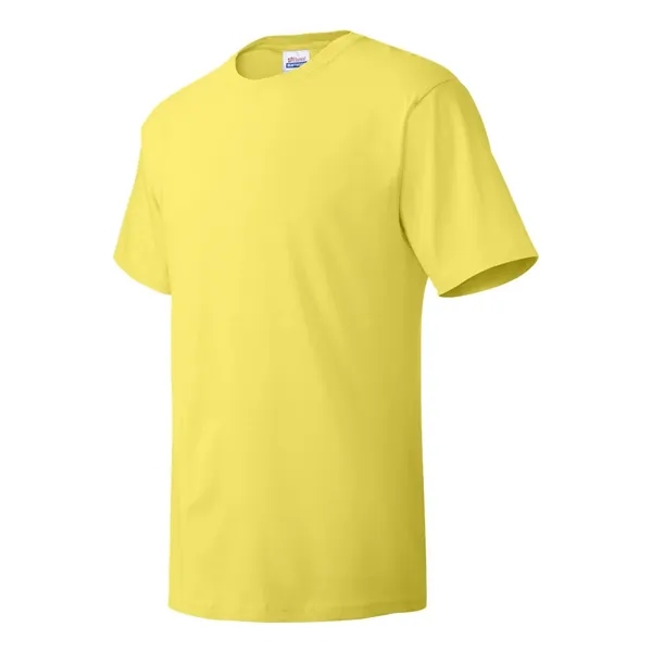 100% ComfortSoft® cotton T-shirt with tag-free neck label, shoulder-to-shoulder taping, and... from ASI 84358 S&S Activewear