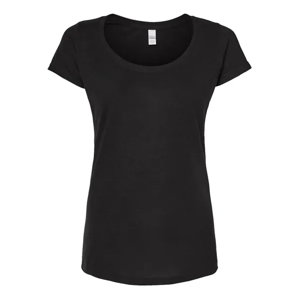 Tultex Women's Poly-Rich Scoop Neck T-Shirt... from ASI 84358 S&S Activewear