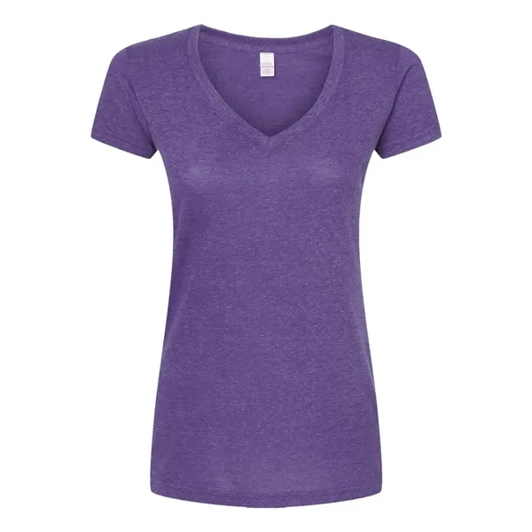 Tultex Women's Poly-Rich V-Neck T-Shirt... from ASI 84358 S&S Activewear