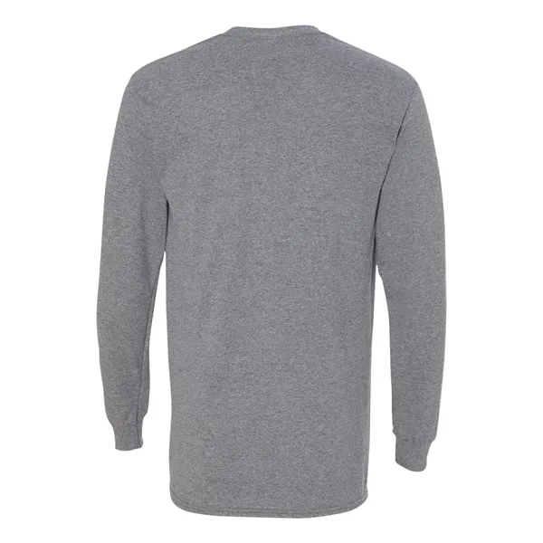 Heavy 100% cotton long sleeve 5.3 oz t-shirt. Blank product.... from ASI 84358 S&S Activewear