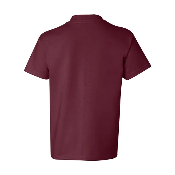 Youth short sleeve T-shirt with lay flat collar, and double-needle stitching.... from ASI 84358 S&S Activewear