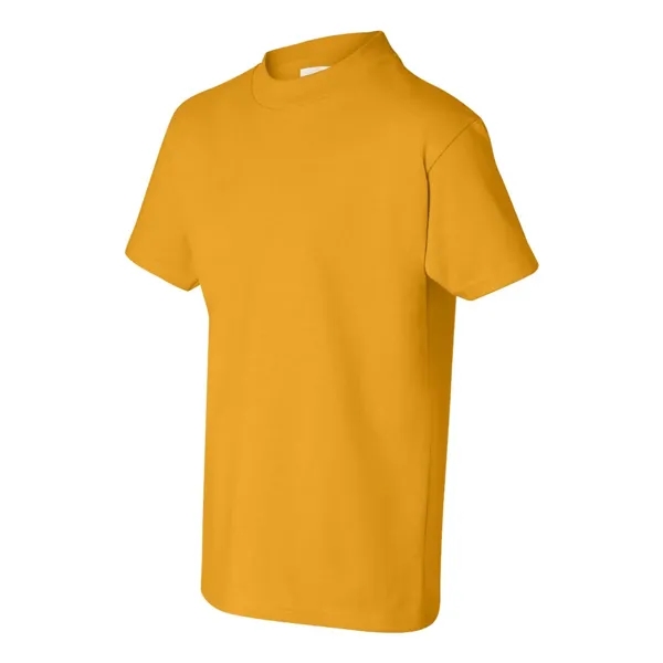 Youth short sleeve T-shirt with lay flat collar, and double-needle stitching.... from ASI 84358 S&S Activewear
