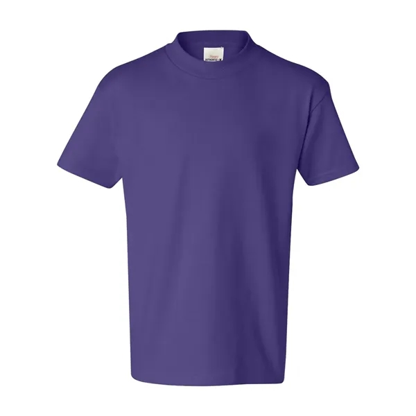 Youth short sleeve T-shirt with lay flat collar, and double-needle stitching.... from ASI 84358 S&S Activewear