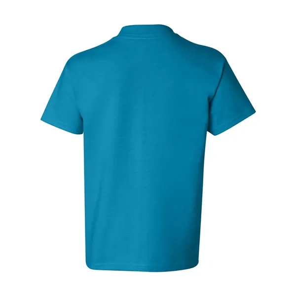 Youth short sleeve T-shirt with lay flat collar, and double-needle stitching.... from ASI 84358 S&S Activewear
